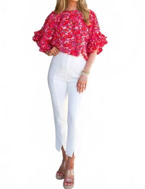 NEW DO+BE pippa high waisted pants in white